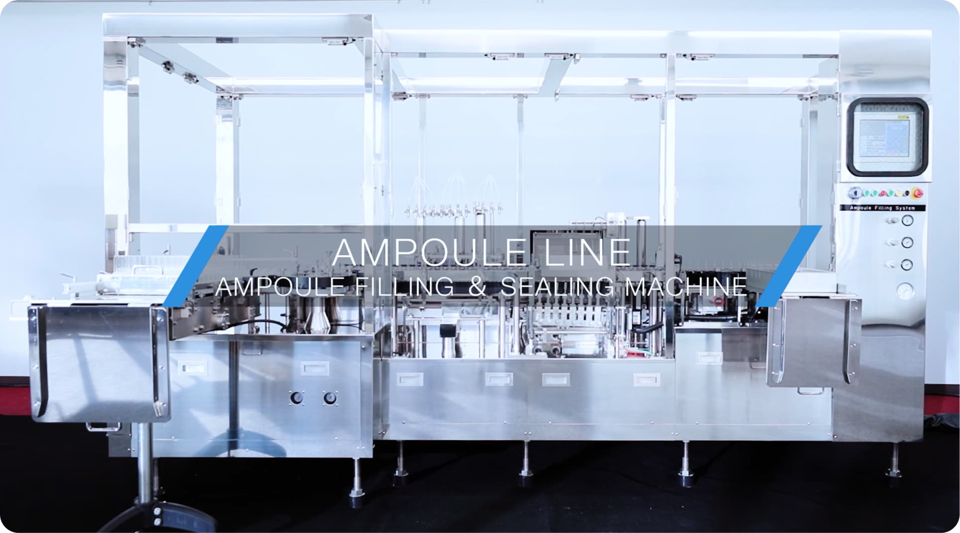 AMPOULE LINE:AMPOULE FILLING & SEALING MACHINE