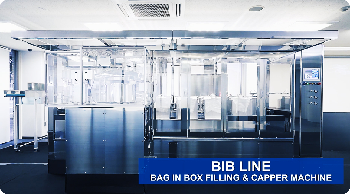 BIB LINE:BAG IN BOX FILLING & CAPPER MACHINE